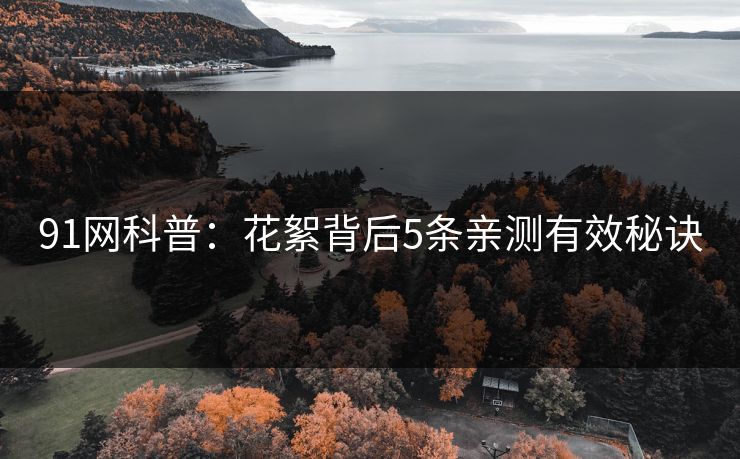 91网科普:花絮背后5条亲测有效秘诀 91网科普:花絮背后5条亲测有效秘诀